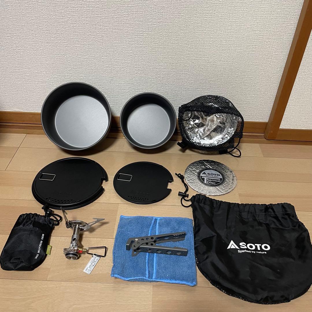 【美品】SOTO「ナビゲータークックシステム」+「マイクロレギュレーター付」