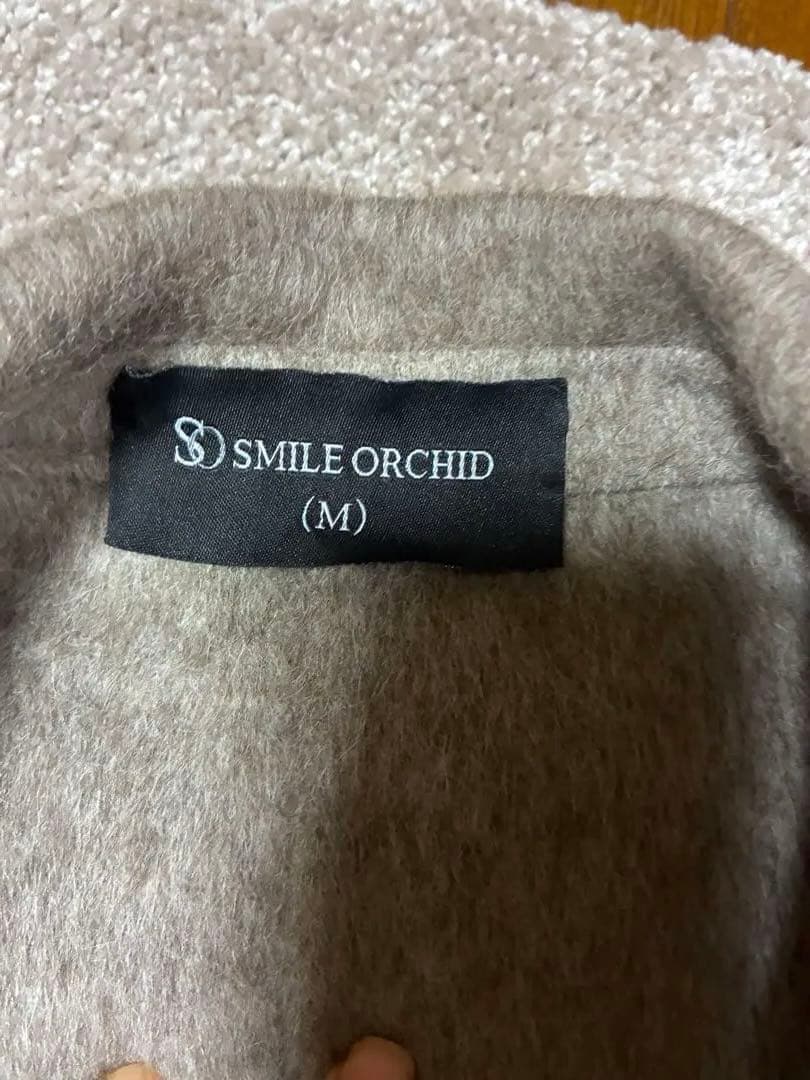 アンゴラ混ウールロングウールコート