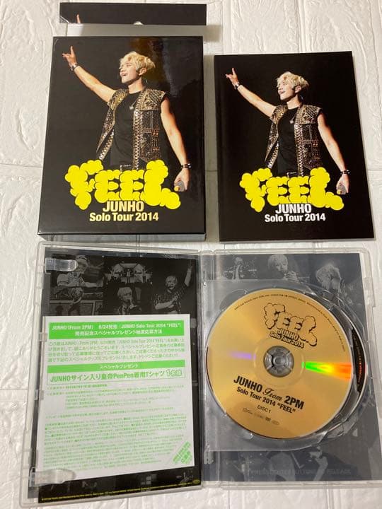 2PM ジュノ  FEEL 【初回生産限定盤】（2DVD+フォトブック）