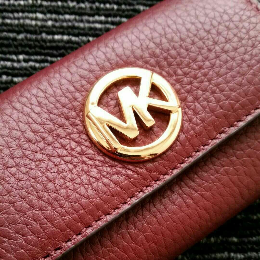 ★新作★ MICHAEL KORS キーケース 新品 ワインレッド レディース