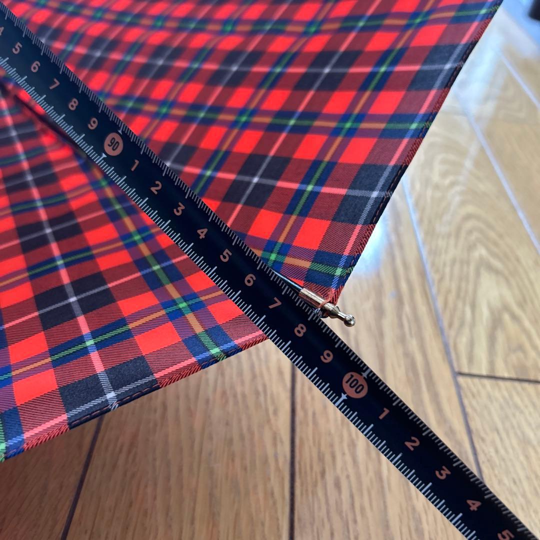 トラディショナルウェザーウェア アンブレラバンブー チェック柄 晴雨兼用傘 長傘