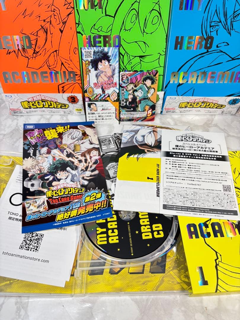 僕のヒーローアカデミア DVD 第1期•2期 初回生産限定盤セット　ヒロアカ