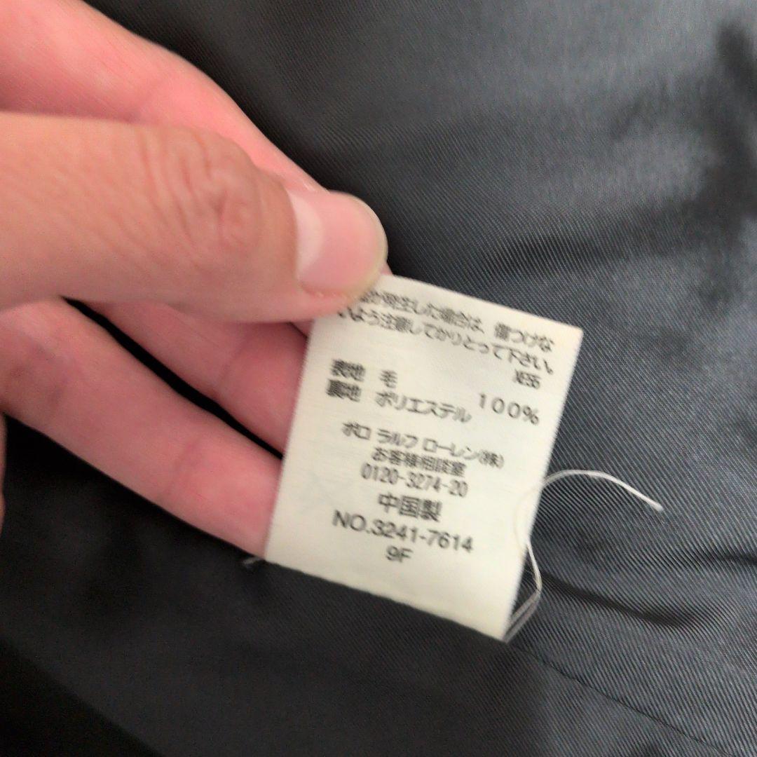 美品　ポロラルフローレン　Pコート　ネイビー　紺　130㎝