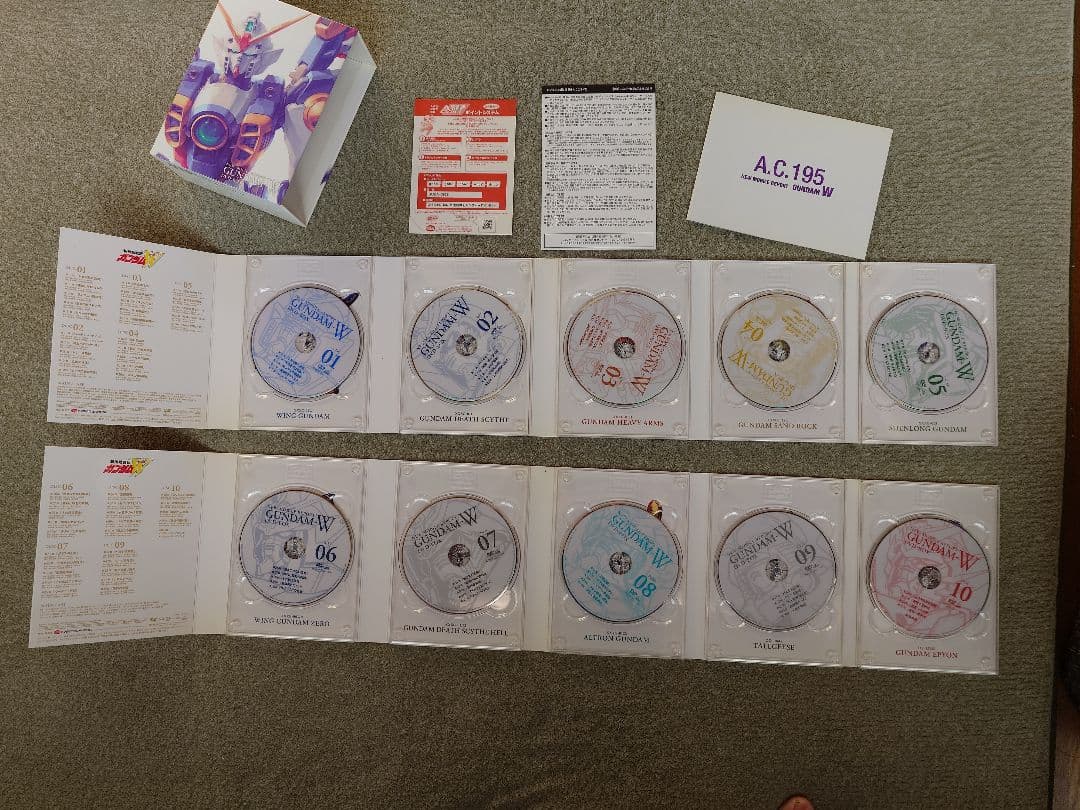 アニメ NEW MOBILE REPORT GUNDAM W DVD-BOX