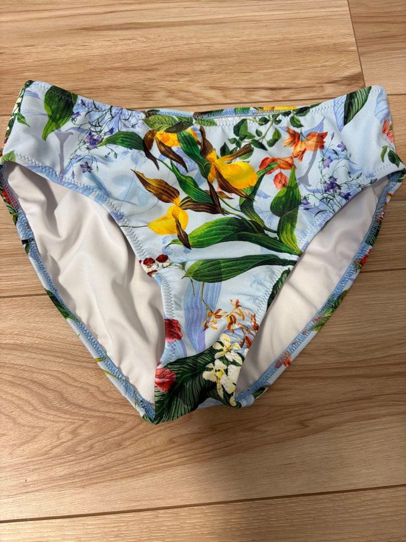 Coral veil ショルダードレス3点　水着セット　9号　ブルー