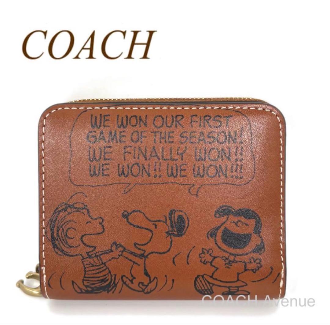 コーチ COACH X PEANUTS エッセンシャル ビルフォールド 折財布