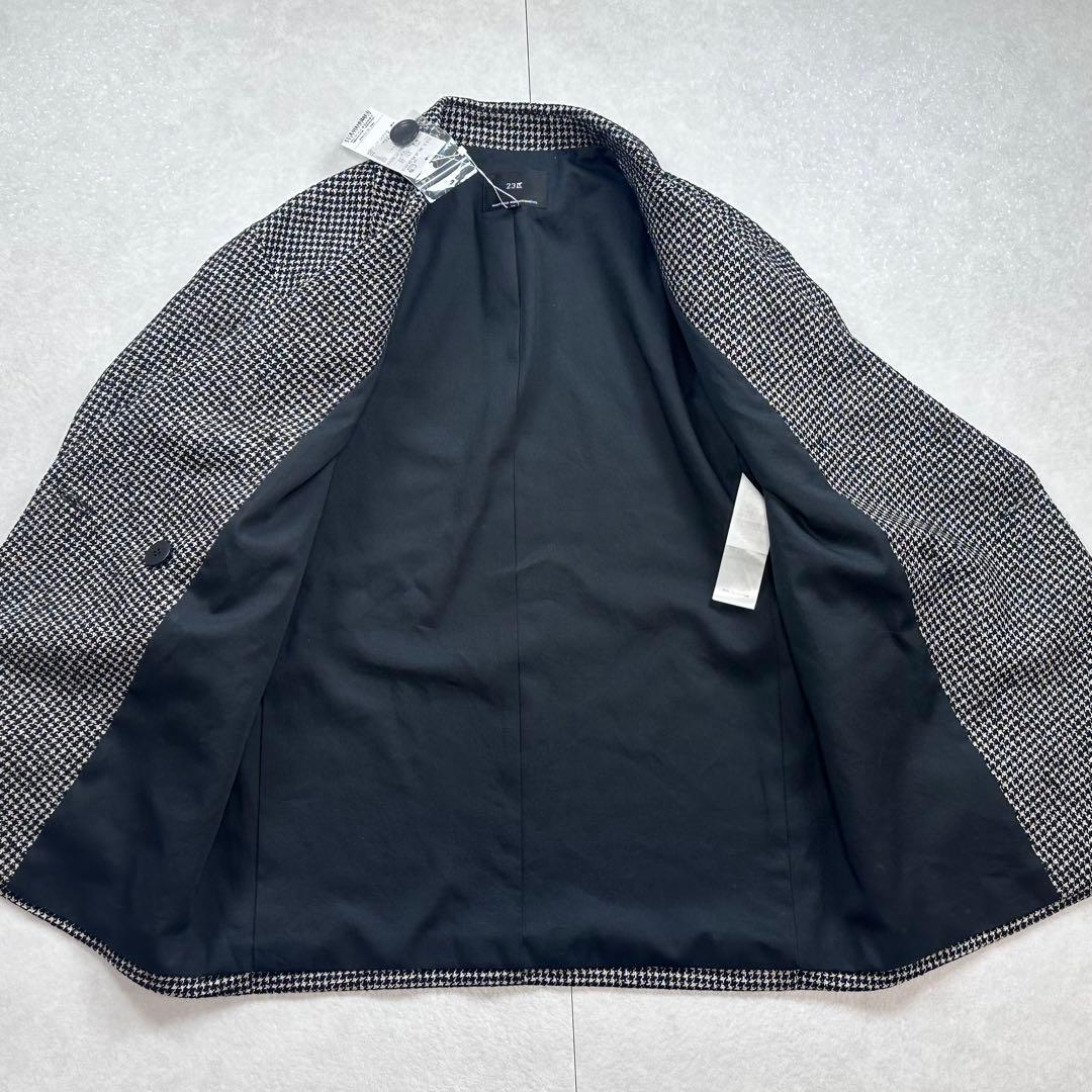 【新品】23区 見上愛着用 ループミックスツイード ダブル ジャコット 32