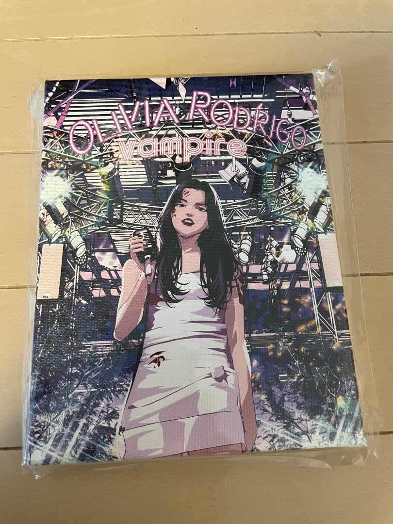 オリヴィア・ロドリゴ vampire アートボード　キャンバスアート