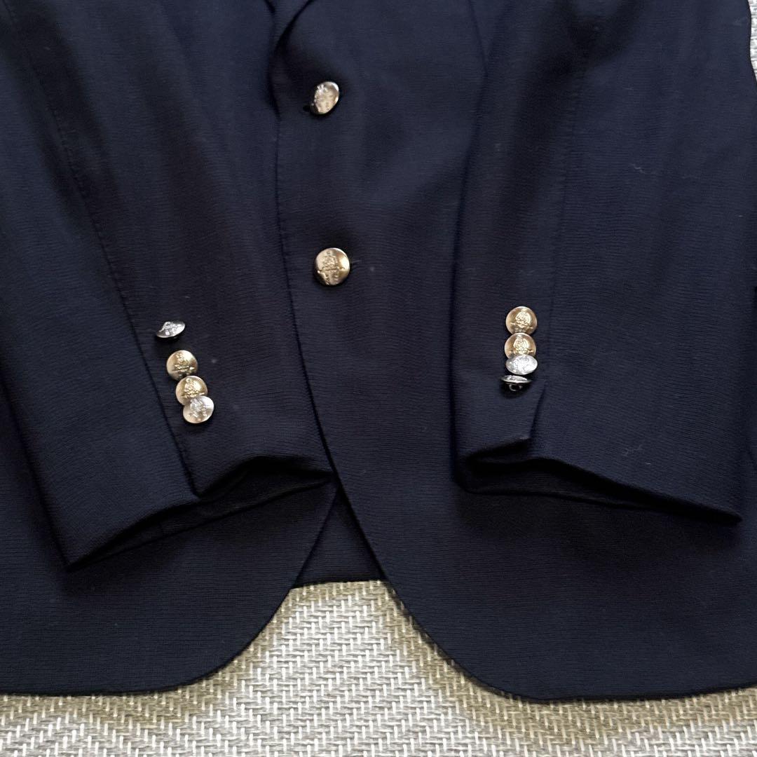 美品 ポールスチュアート サマーテーラードジャケット 銀ボタン 背抜き 夏 ML