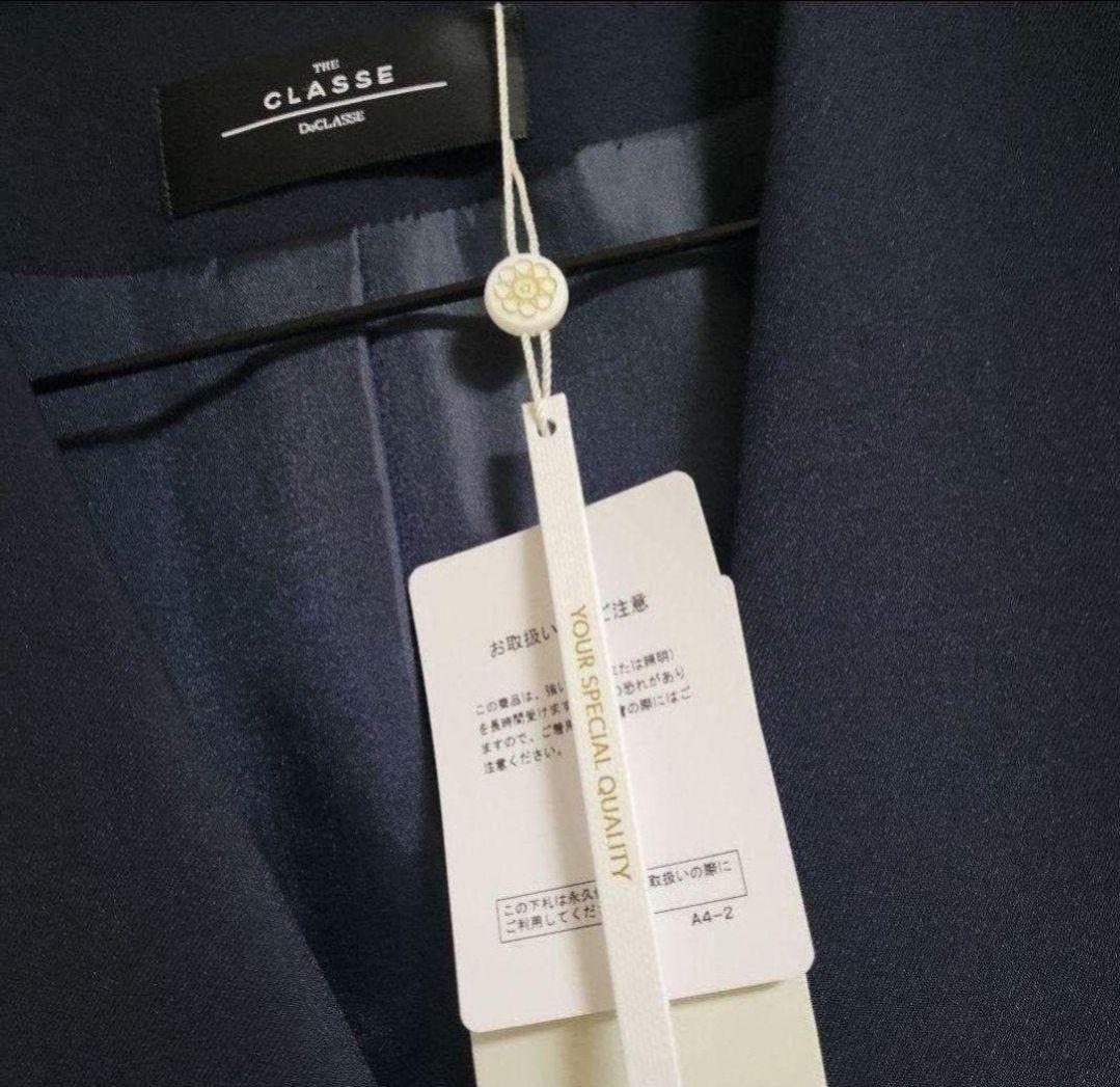 もなか様✴新品タグ付 【ドゥクラッセ】ノーカラージャケット 15