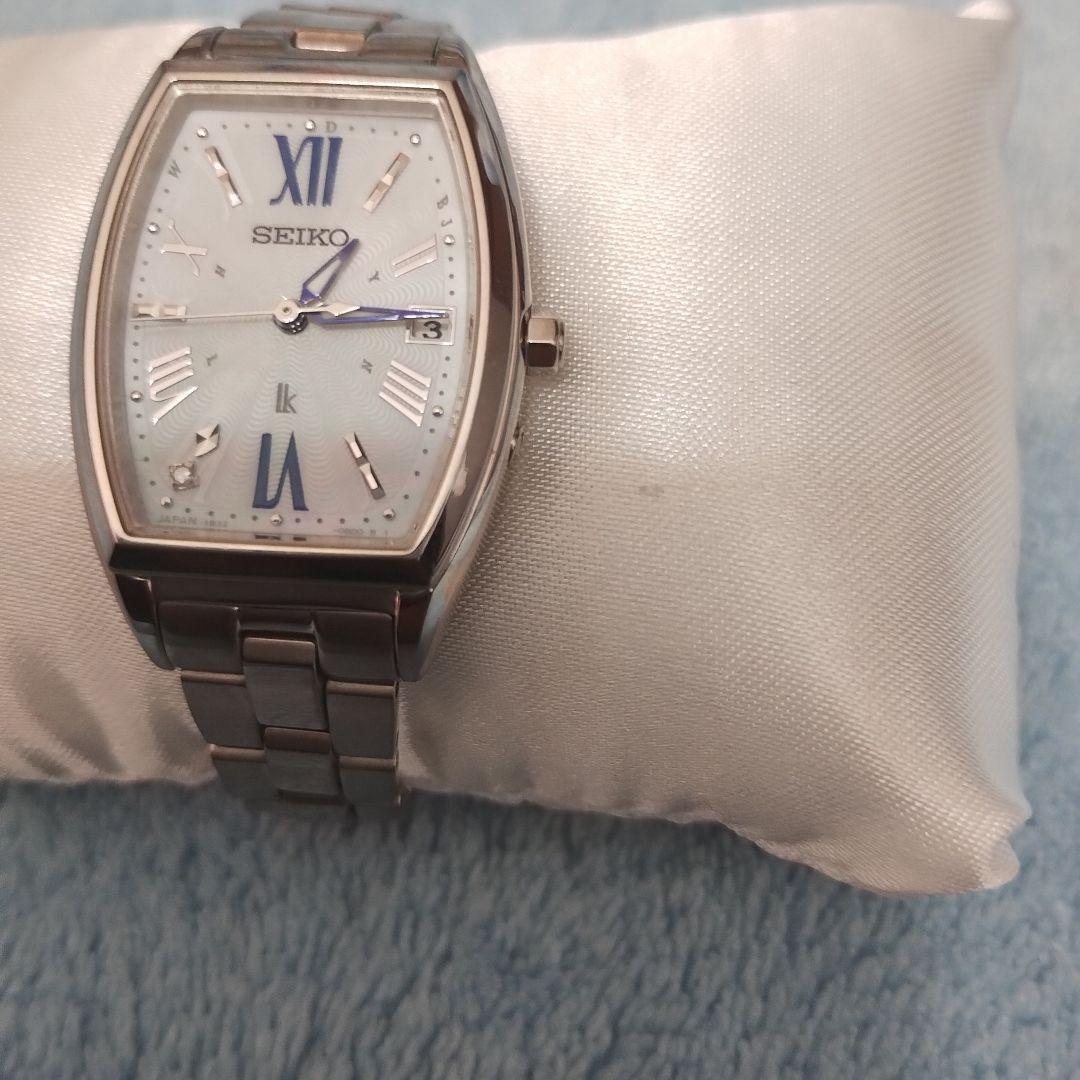 未使用！ピカピカ！SEIKOセイコーLUKIAルキア白蝶貝LadyDiamond