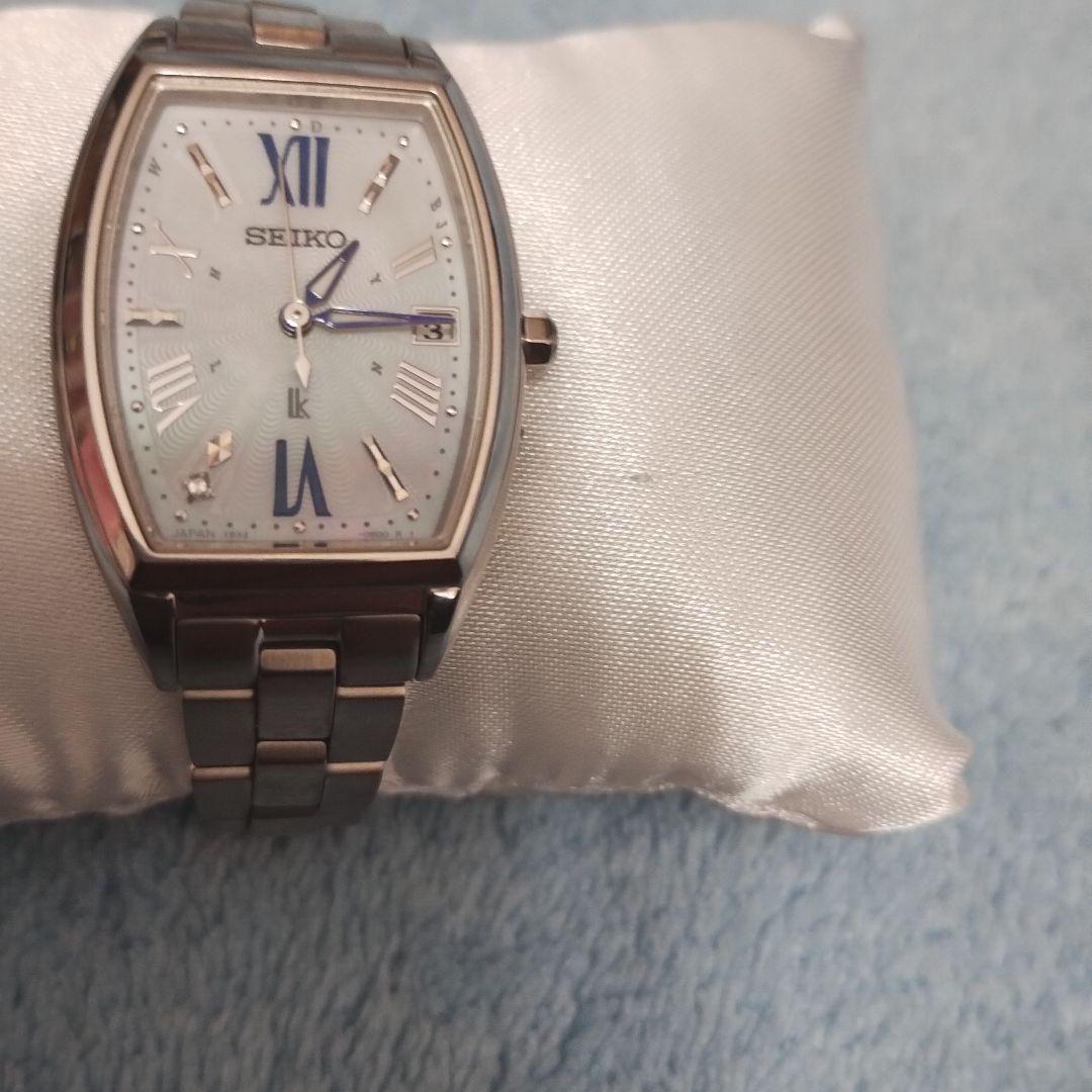 未使用！ピカピカ！SEIKOセイコーLUKIAルキア白蝶貝LadyDiamond