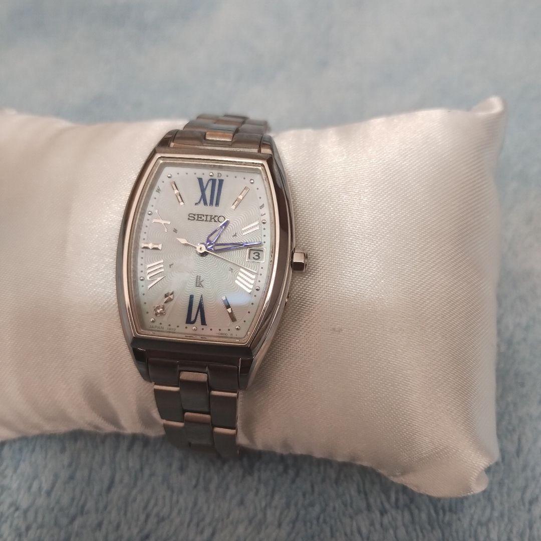 未使用！ピカピカ！SEIKOセイコーLUKIAルキア白蝶貝LadyDiamond