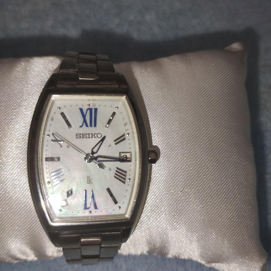 未使用！ピカピカ！SEIKOセイコーLUKIAルキア白蝶貝LadyDiamond