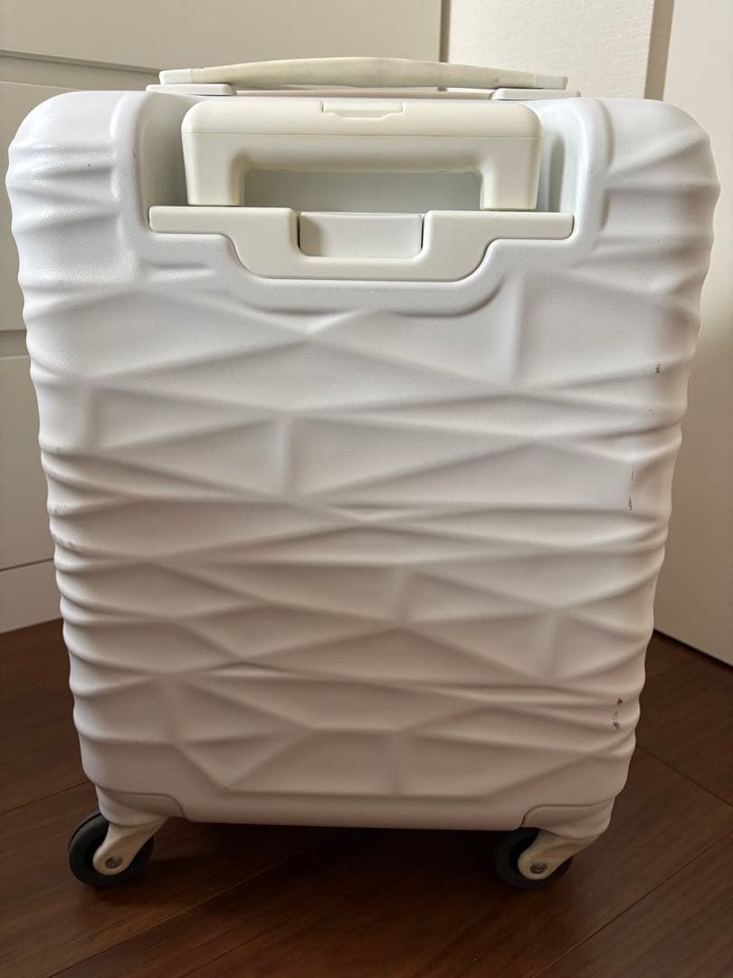 プロテカ　ホワイト　スーツケース　ロッカーサイズ22L
