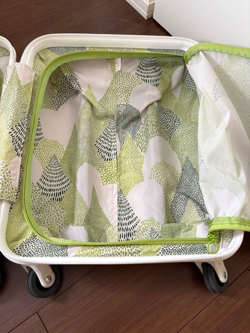 プロテカ　ホワイト　スーツケース　ロッカーサイズ22L