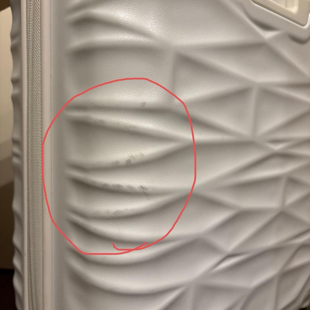 プロテカ　ホワイト　スーツケース　ロッカーサイズ22L