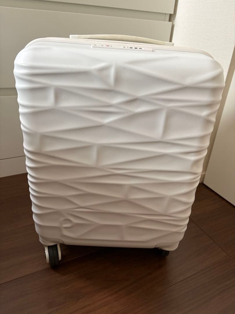 プロテカ　ホワイト　スーツケース　ロッカーサイズ22L