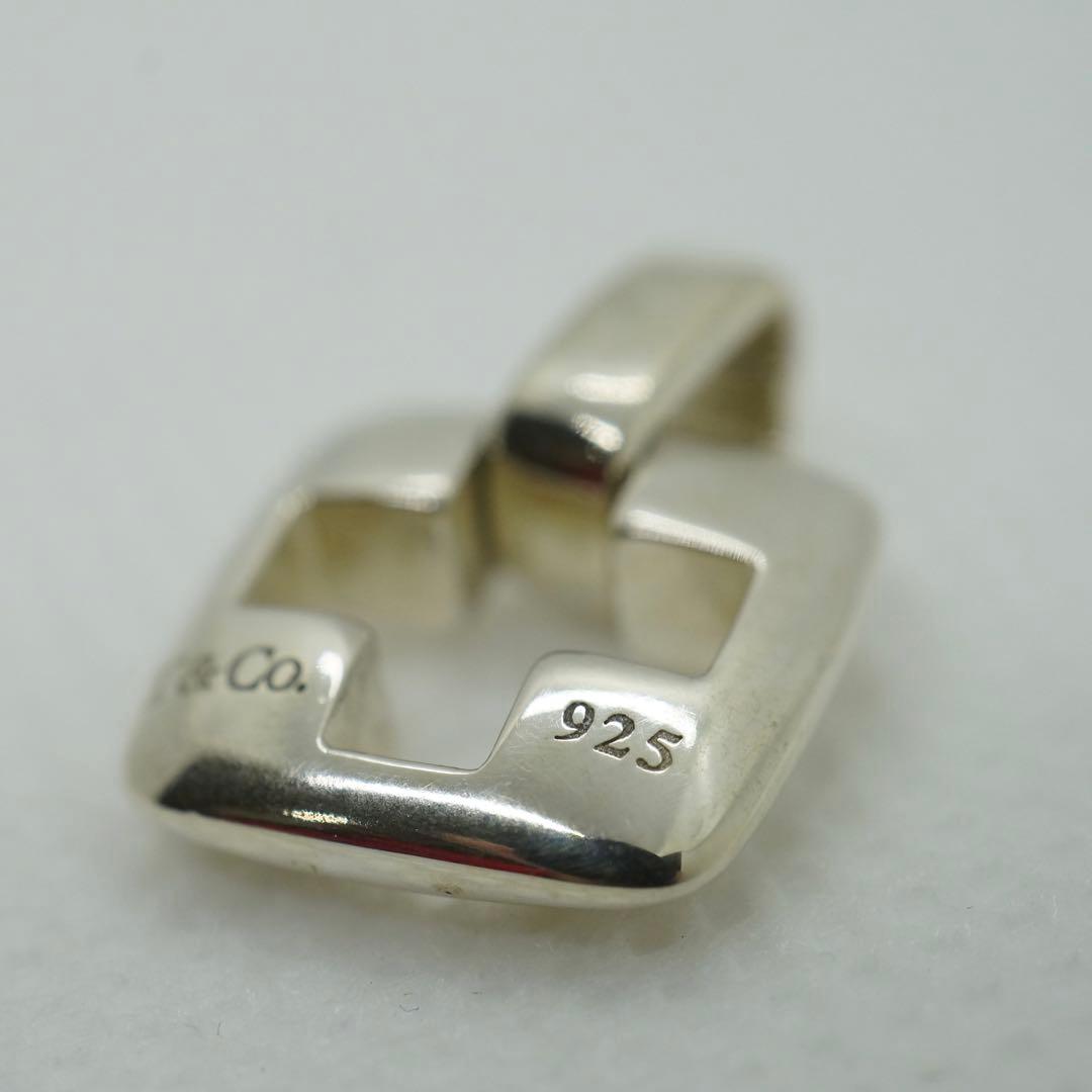 美品 ティファニー オープンクロス ペンダントトップ シルバー SV925