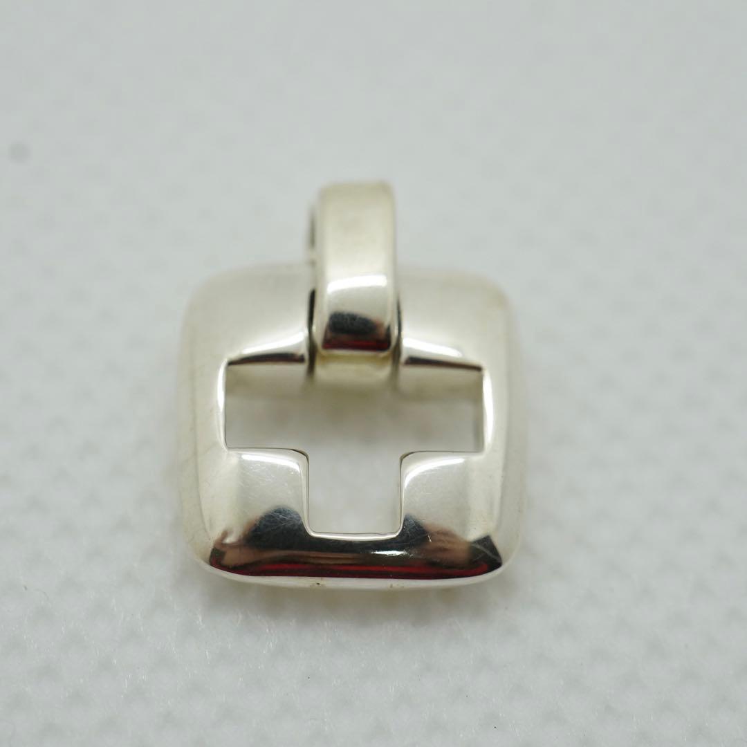 美品 ティファニー オープンクロス ペンダントトップ シルバー SV925