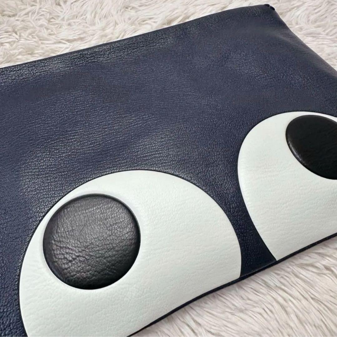 未使用級✨箱あり アニヤハインドマーチ アイズ クラッチバッグ ポーチ タッセル