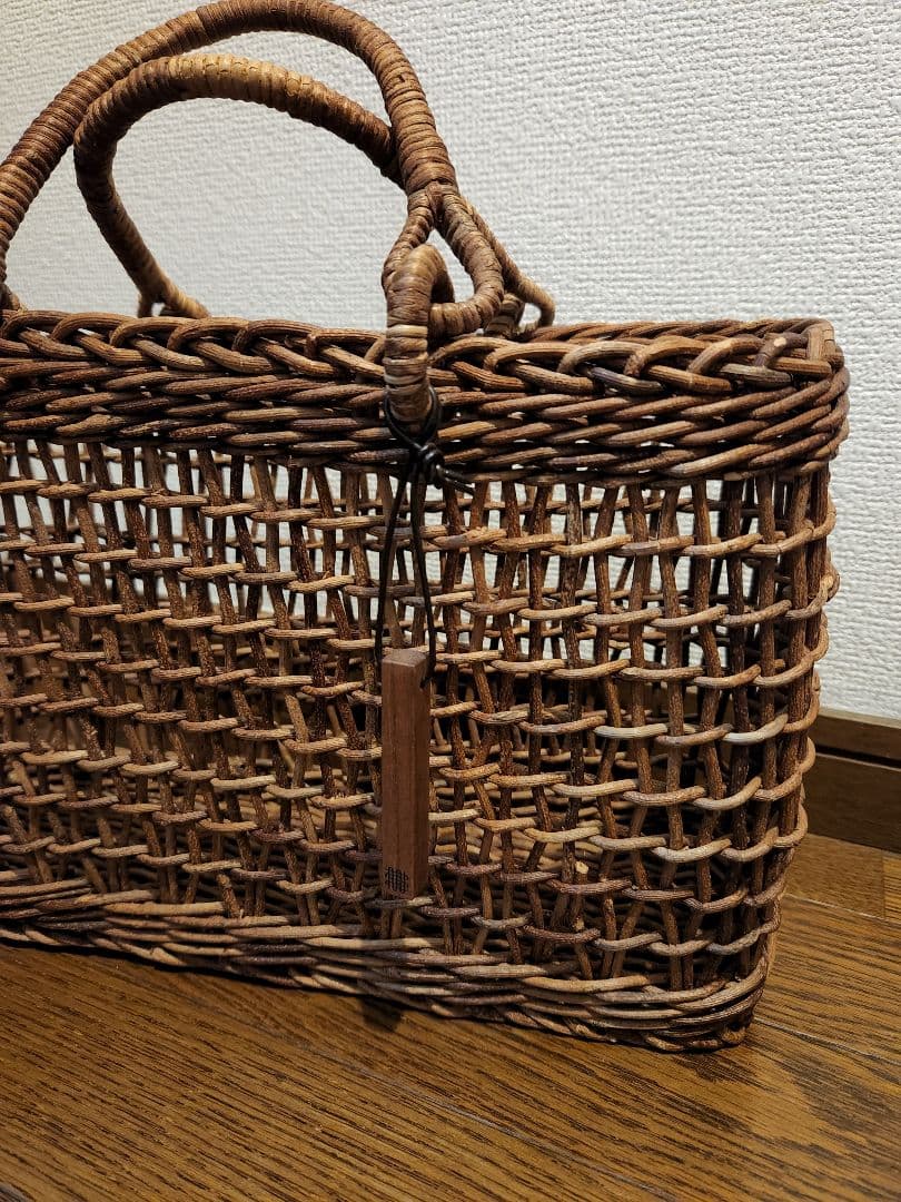 〈完売品〉あけびかご かごバッグ 透かし編み かごや