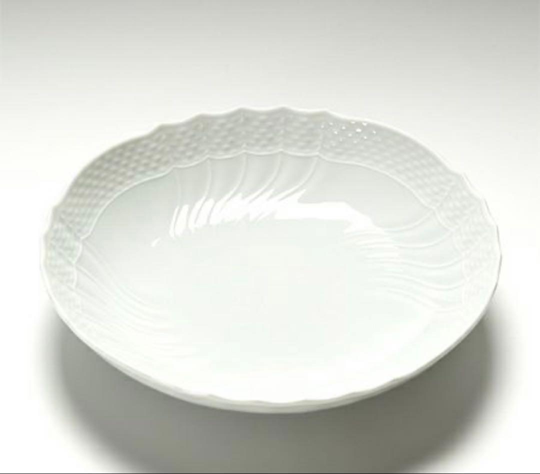 未使用 ジノリベッキオホワイトスープ・盛り皿6枚セット 21cm