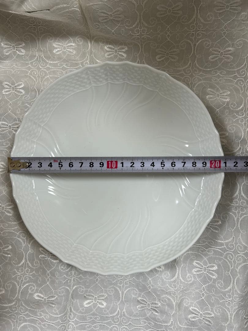 未使用 ジノリベッキオホワイトスープ・盛り皿6枚セット 21cm