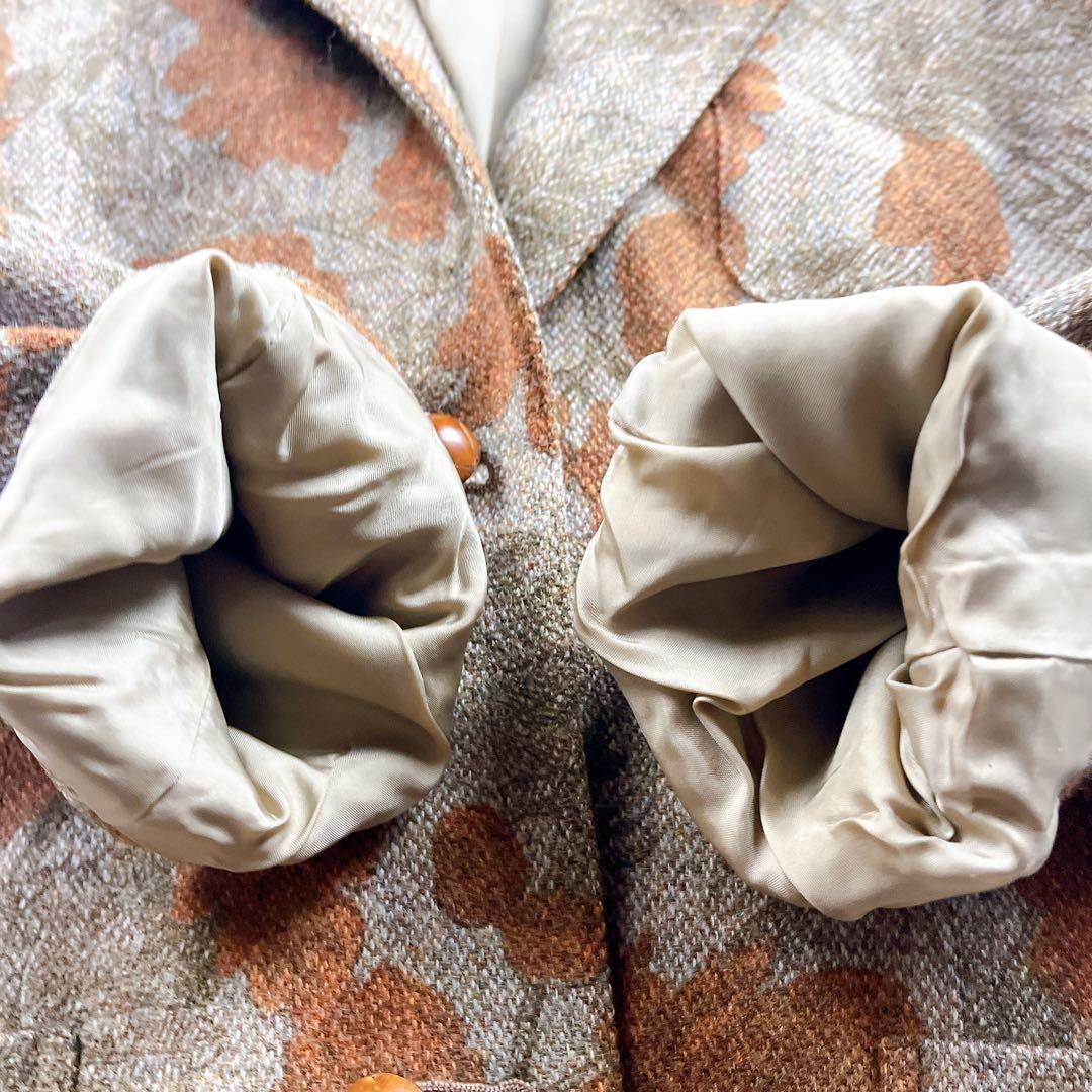 超希少✨Christian Dior テーラード 花柄 胡桃ボタン sports