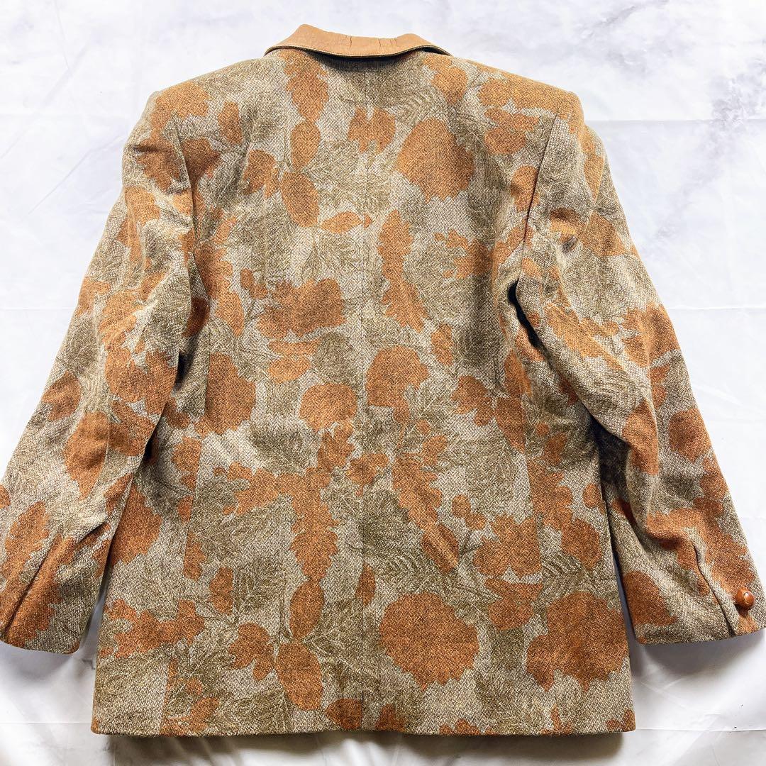 超希少✨Christian Dior テーラード 花柄 胡桃ボタン sports