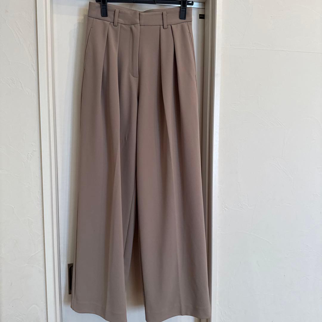 m*m様 todayful セットアップ　ノーカラージャケット パンツ　ナチュラ