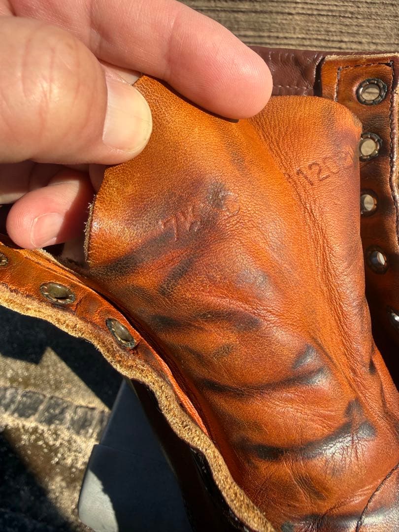 【犬刻印】　希少　レッドウィング 875 7 1/2 アイリッシュセッター