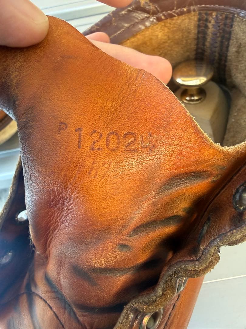 【犬刻印】　希少　レッドウィング 875 7 1/2 アイリッシュセッター