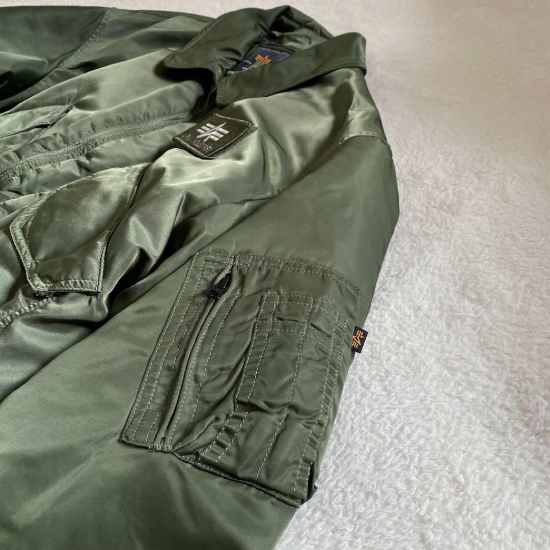 美品ALPHA INDUSTRIES CWU-45 短丈　ボンバージャケット　L