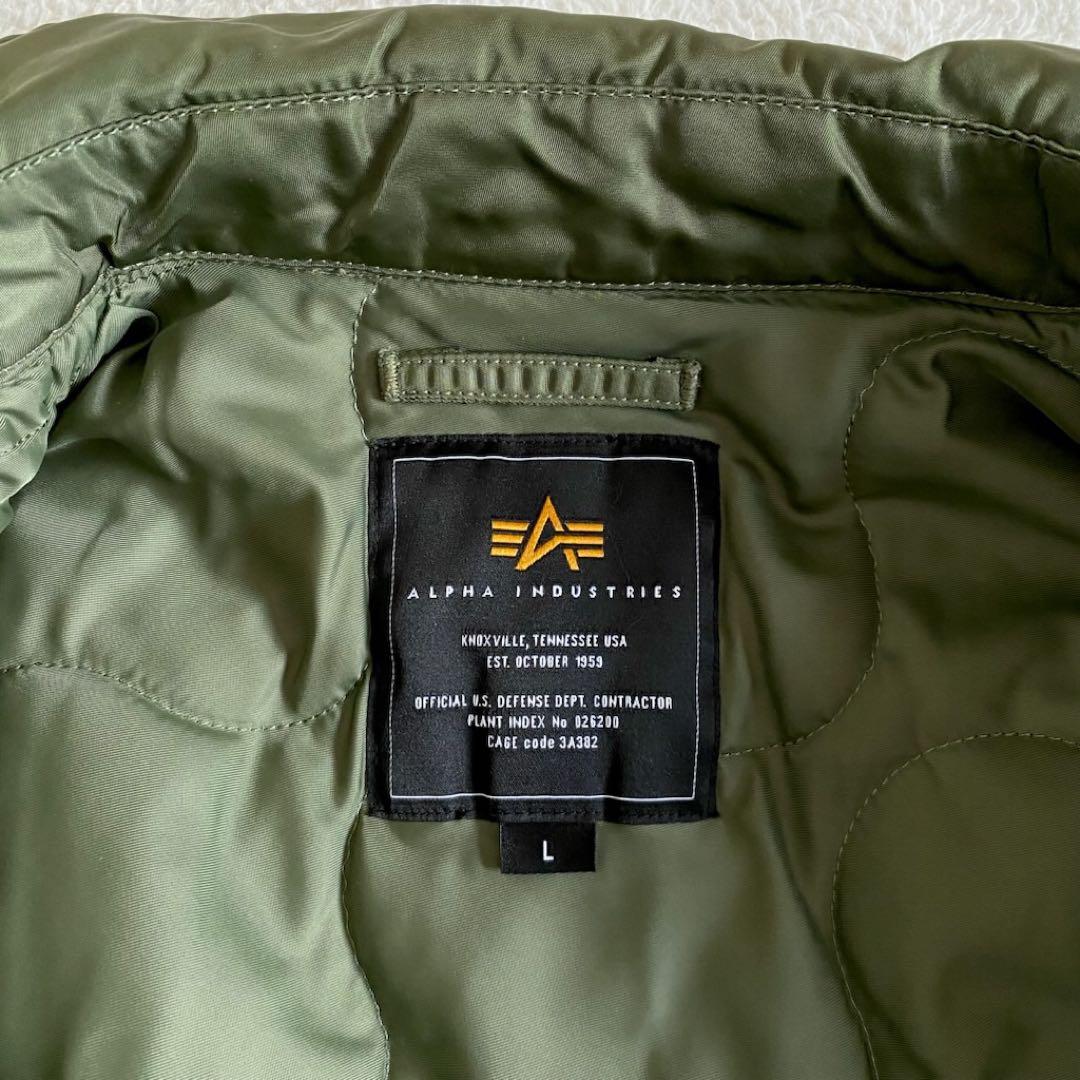 美品ALPHA INDUSTRIES CWU-45 短丈　ボンバージャケット　L