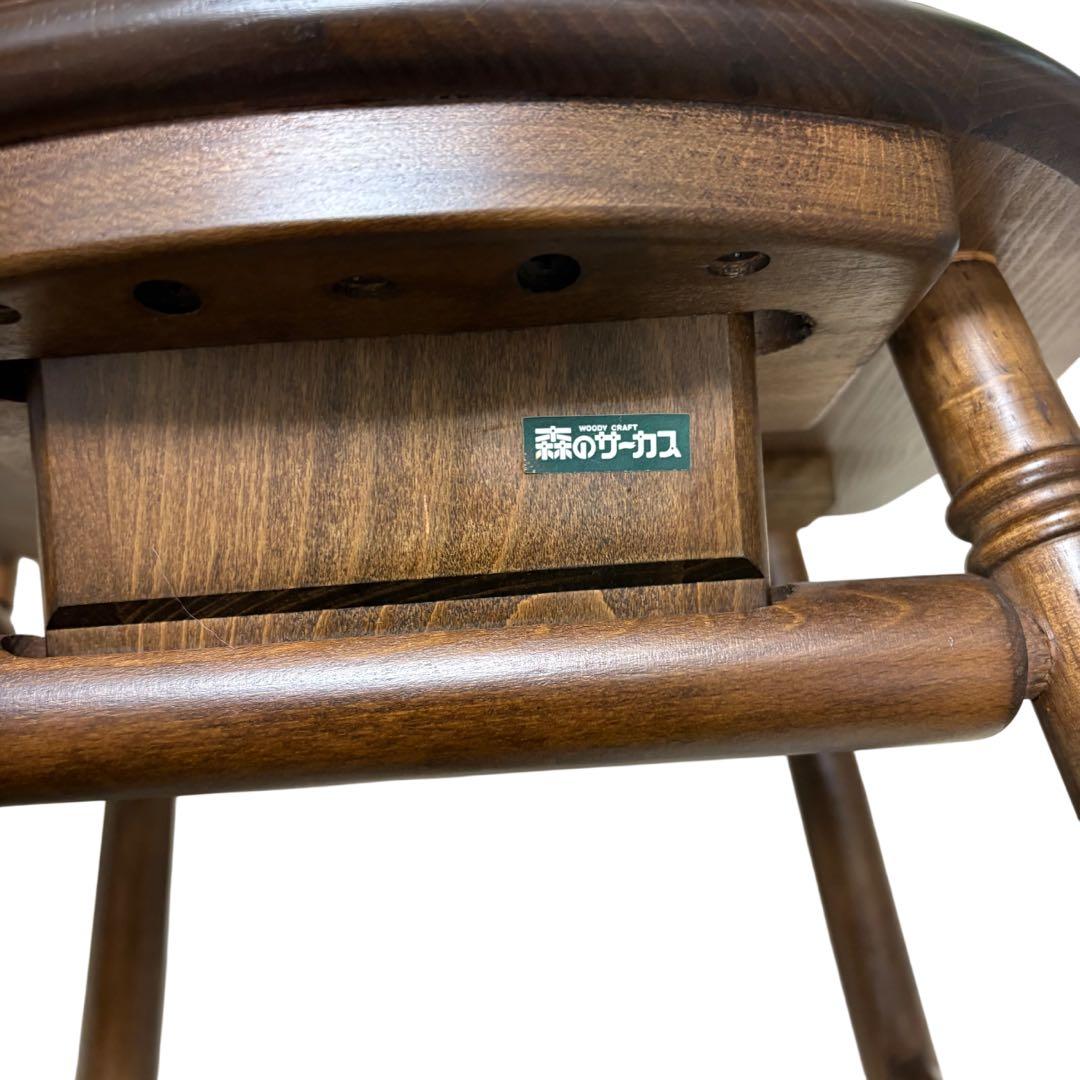 四国工芸森のサーカス　ヴィンテージ家具チェア2 脚 スツール