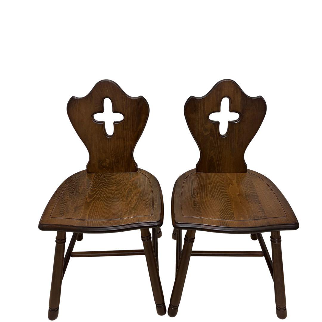 四国工芸森のサーカス　ヴィンテージ家具チェア2 脚 スツール