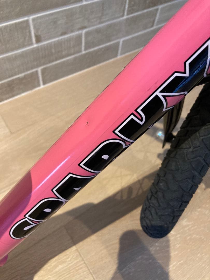 SPARKY スパーキー　キックバイク　ピンク　ブレーキ　スタンド付