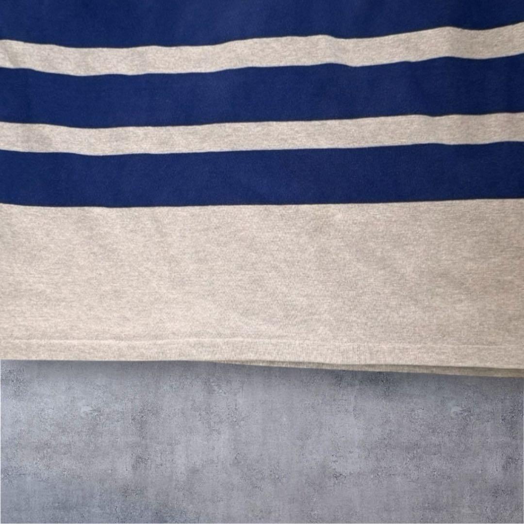 90s ラルフローレン ラガーシャツ USA製 L ビッグサイズ