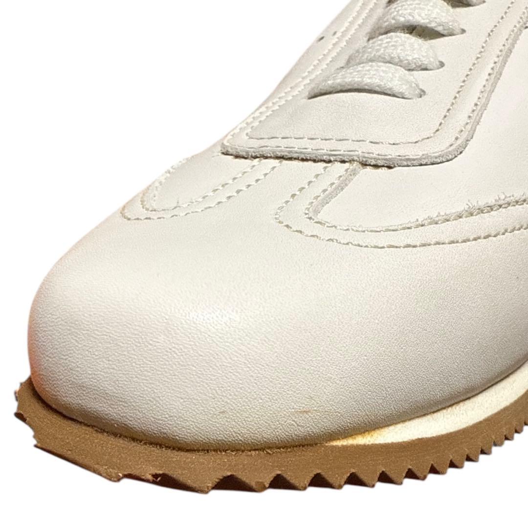 エルメス　新品　36 ホワイトレザースニーカー 箱付き