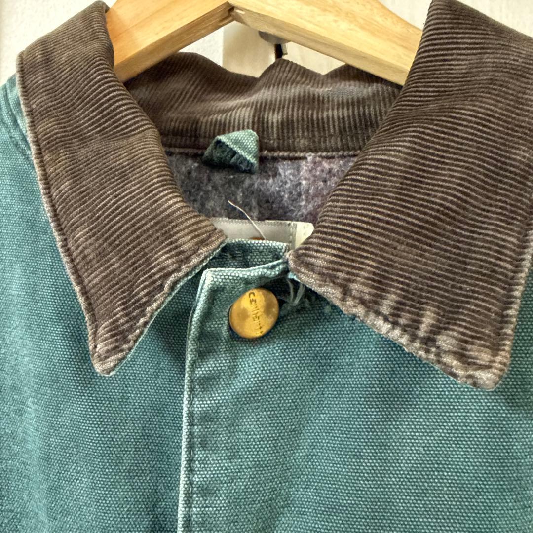 美品　カーハート　チョアコート　ダックグリーン