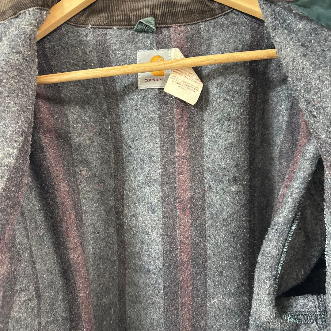 美品　カーハート　チョアコート　ダックグリーン