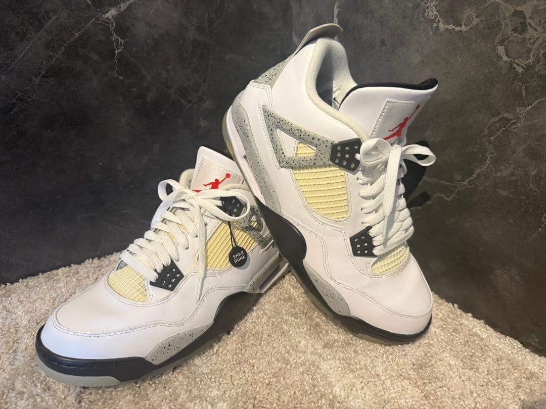 NIKE GOLF AIR JORDAN 4 WHITE CEMENT 最終値下