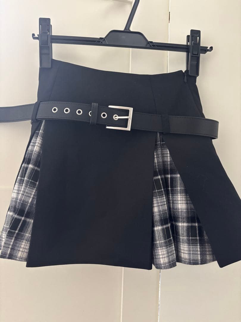 Darich チェックドッキングミニスカート Sサイズ