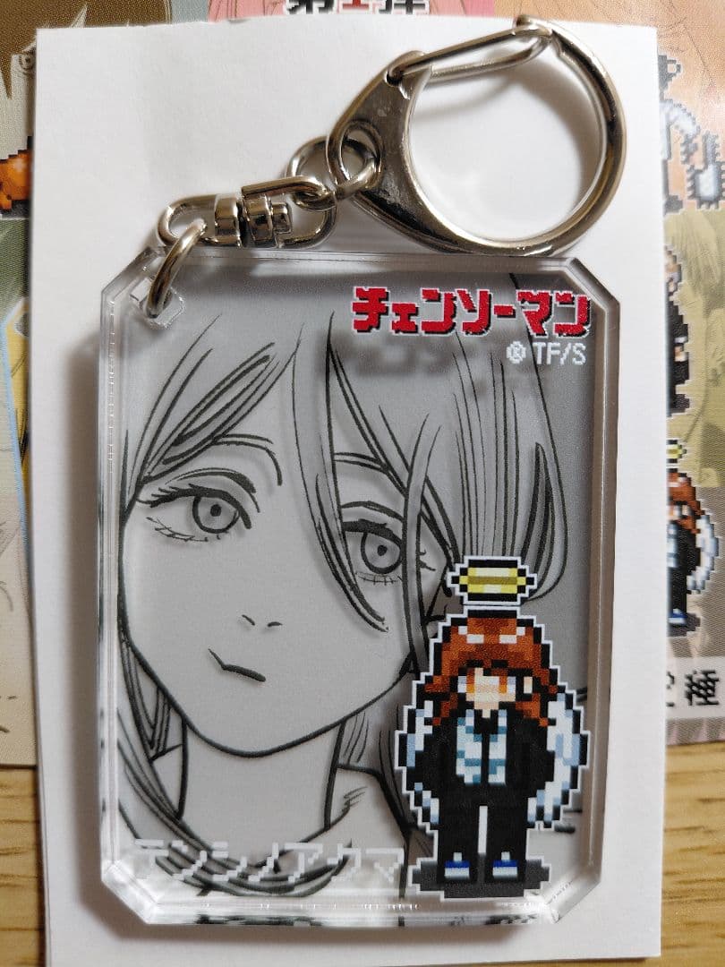 匿名配送 未使用 チェンソーマン シックアクリルキーホルダー 天使の悪魔