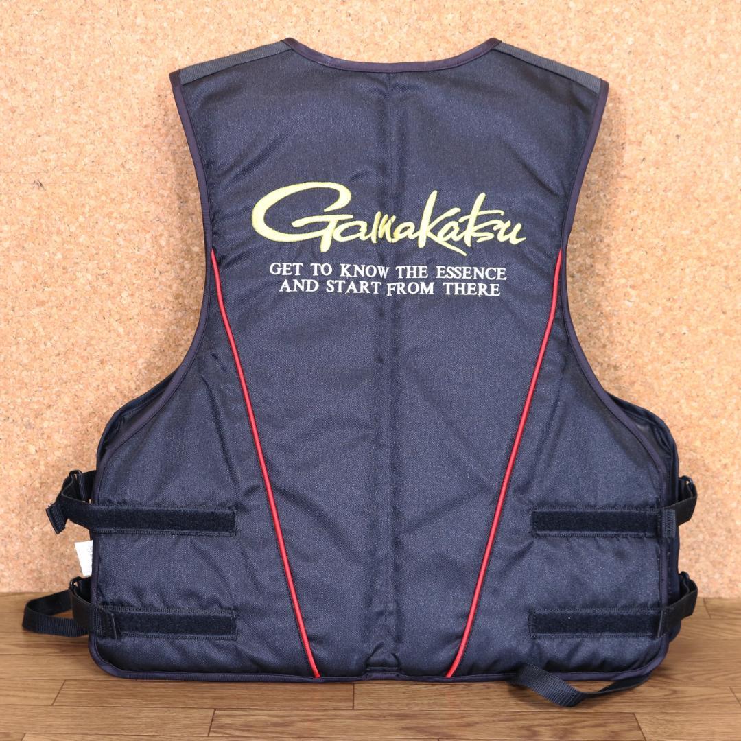 大型刺繡 gamakatsu ガマカツ フローティングベスト　ライフジャケット