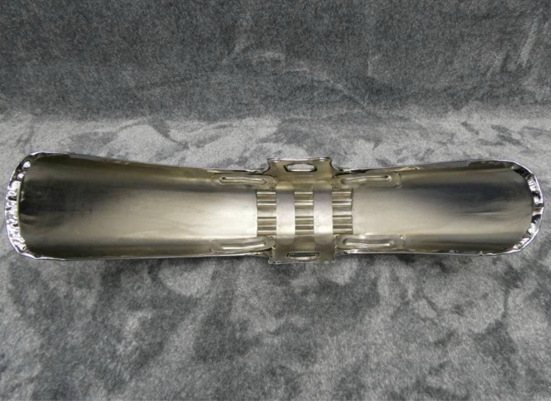 ゼファー４００　専用　カラー付　鉄フェンダー メッキ /新品 フロントフェンダー