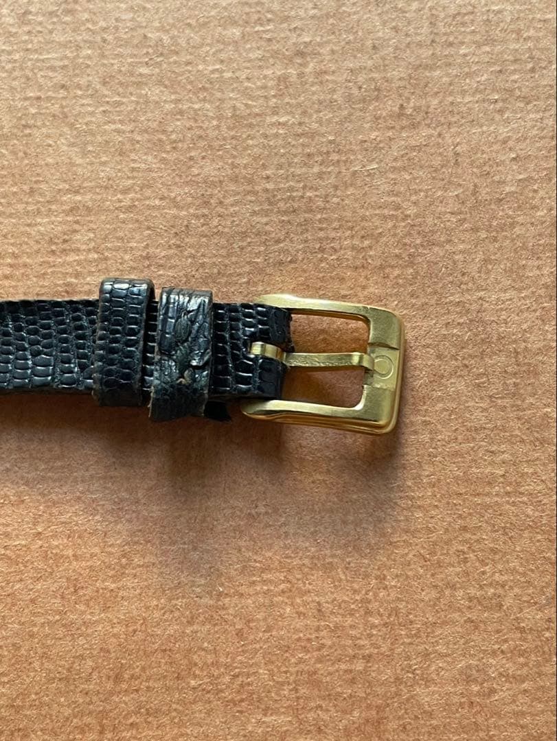 オメガ 14金無垢 レディース クオーツ 稼動