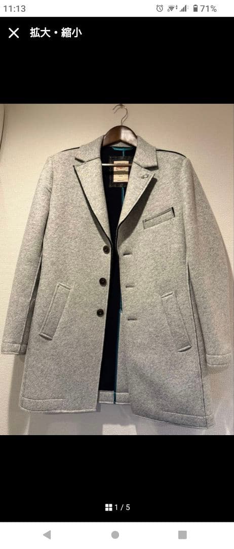 ★BOB★ウールボンディングコート★ほぼ未使用★48Lサイズ★