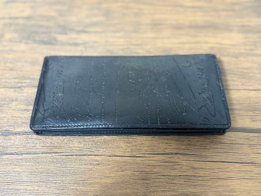 【使用歴2年】BERLUTI ブラック レザー 長財布 保存袋付き